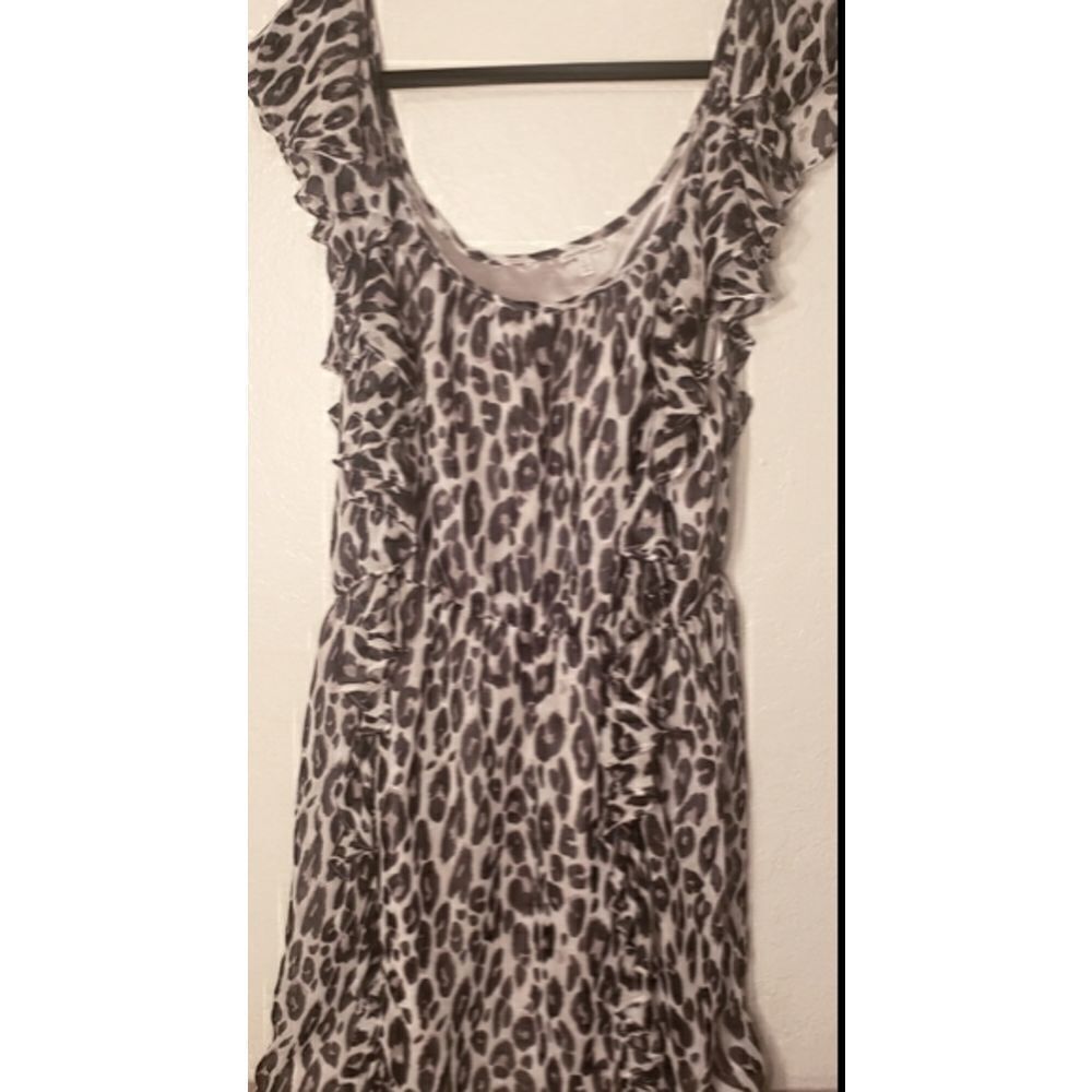 C Russe leopard ruffled dress M - Picture 5 of 7